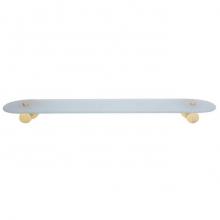 Barclay AGS106-AB - Plumer Glass Shelf Antique Brass