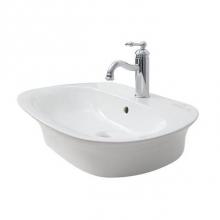 Barclay SE4-131WH - Sensation 25-5/8'' x 18'' WallHung Basin, 1-Hole, in White