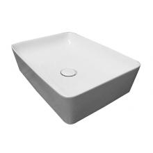 Barclay 4-1094MWH - Feeling Slim 19-3/4'' Rect Above Counter , Matte White