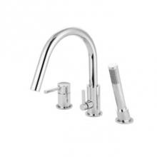 Barclay 7801-ML-CP - Shelby Roman Tub Faucet W/Handshower, Polished Chrome