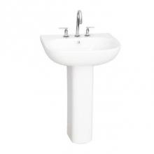 Barclay B/3-2034WH - Tonique 550 Basin only,White-4'' Centerset