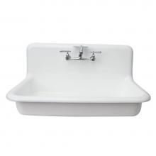 Barclay BSCI36-WH - Kerville 36'' Lavatory Sink8'' Widespread,Wall Hung,White
