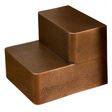 Barclay COSTP-SQ-AC - Copper Steps, SquareHammered Antique Copper