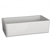 Barclay FS33RC - Hannah 33'' Single Bowl FarmerSink, Rounded Corners, White