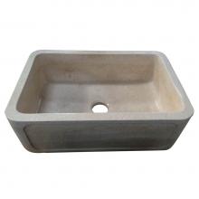 Barclay FSMSB5030-MPGA - Chardonnay 30'' Marble SingleBwl Farmer Sink, MPGA