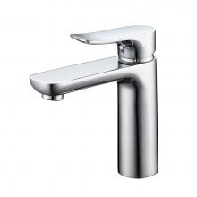 Barclay LFS302-CP - Tova Single Handle Lav Faucetwith Hoses, Polished Chrome