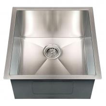 Barclay PSSSB2088-SS - Telly 19'' SS UndermountPrep Sink