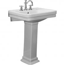 Barclay B/3-644WH - Sussex 550 Basin, 4''cc, White