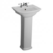 Barclay B/3-381WH - Washington 460 Basin, One-Hole, White