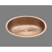 Bates and Bates B1417M.WC - Large Oval Lavatory, Melon Pattern, Undermount & Drop In