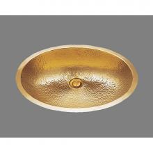 Bates and Bates B1519G.WB - Large Oval Lavatory, Garland Pattern, Undermount & Drop In