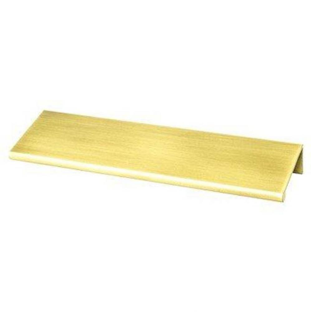Bravo 112mm CC Satin Gold Edge Pull - Part measures 1/16in. Thickness