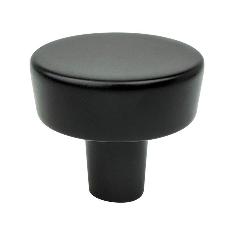 Brookridge Matte Black Round Knob