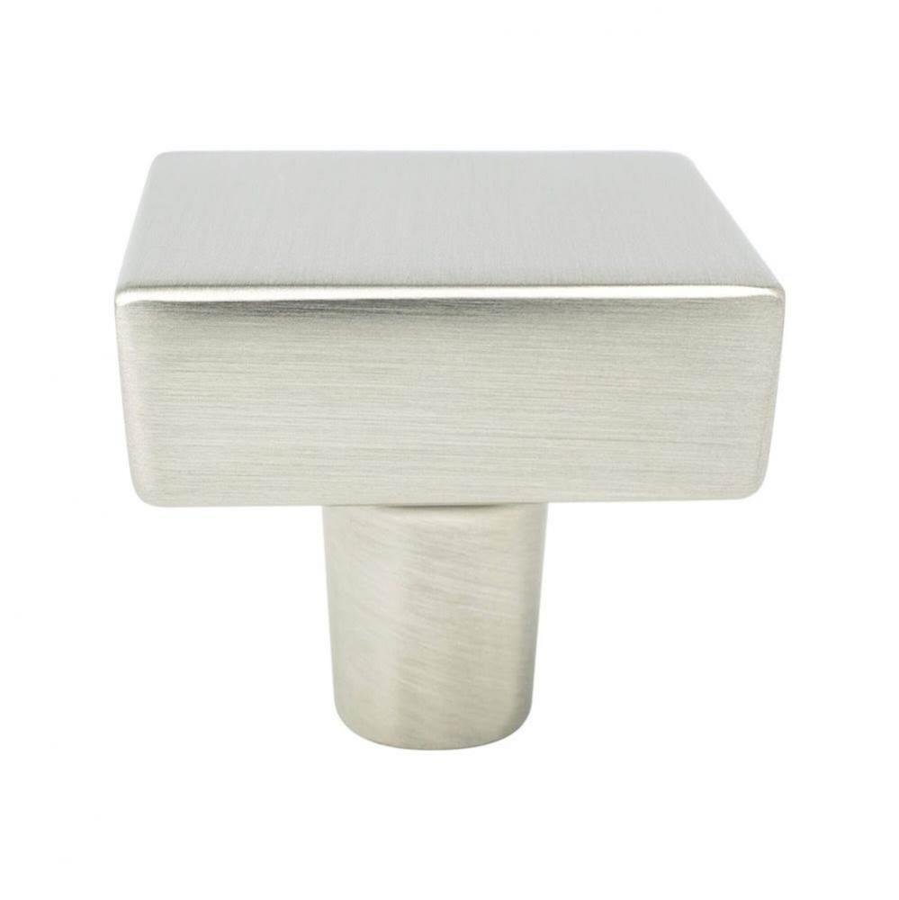 Brookridge Brushed Nickel Square Knob