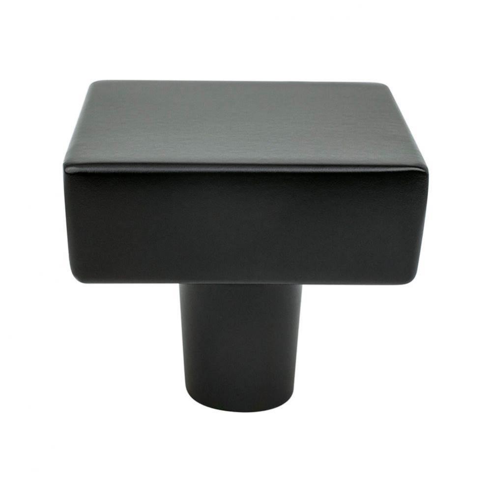 Brookridge Matte Black Square Knob