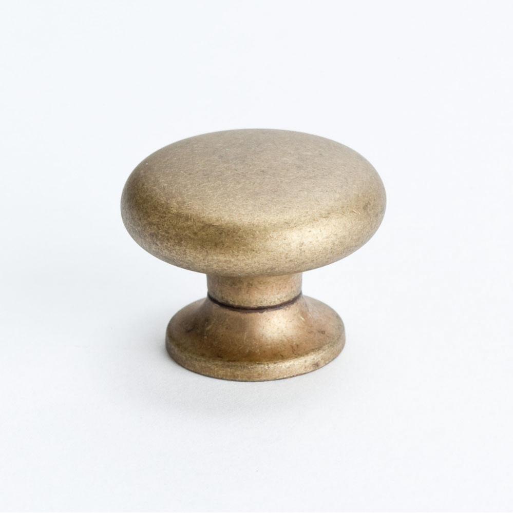 Euro Retro Dull Antique Brass Knob