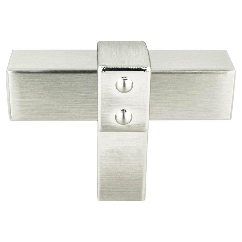 Rivet Rebel Brushed Nickel Knob