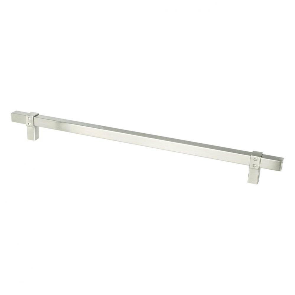 Rivet Rebel 12in. CC Brushed Nickel Appliance Pull