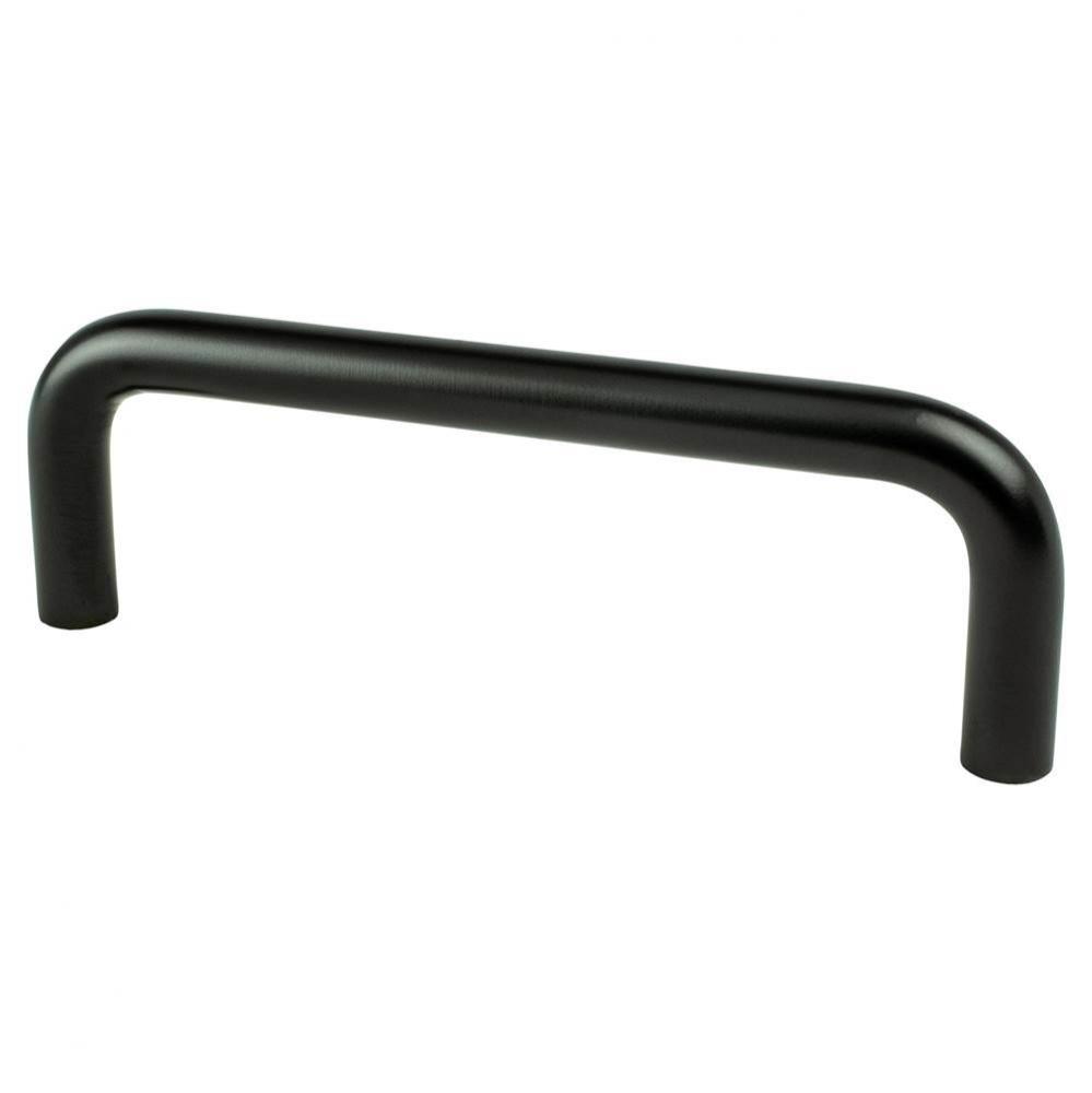 Advantage Wire Pulls 3 1/2 inch CC Matte Black Steel Pull