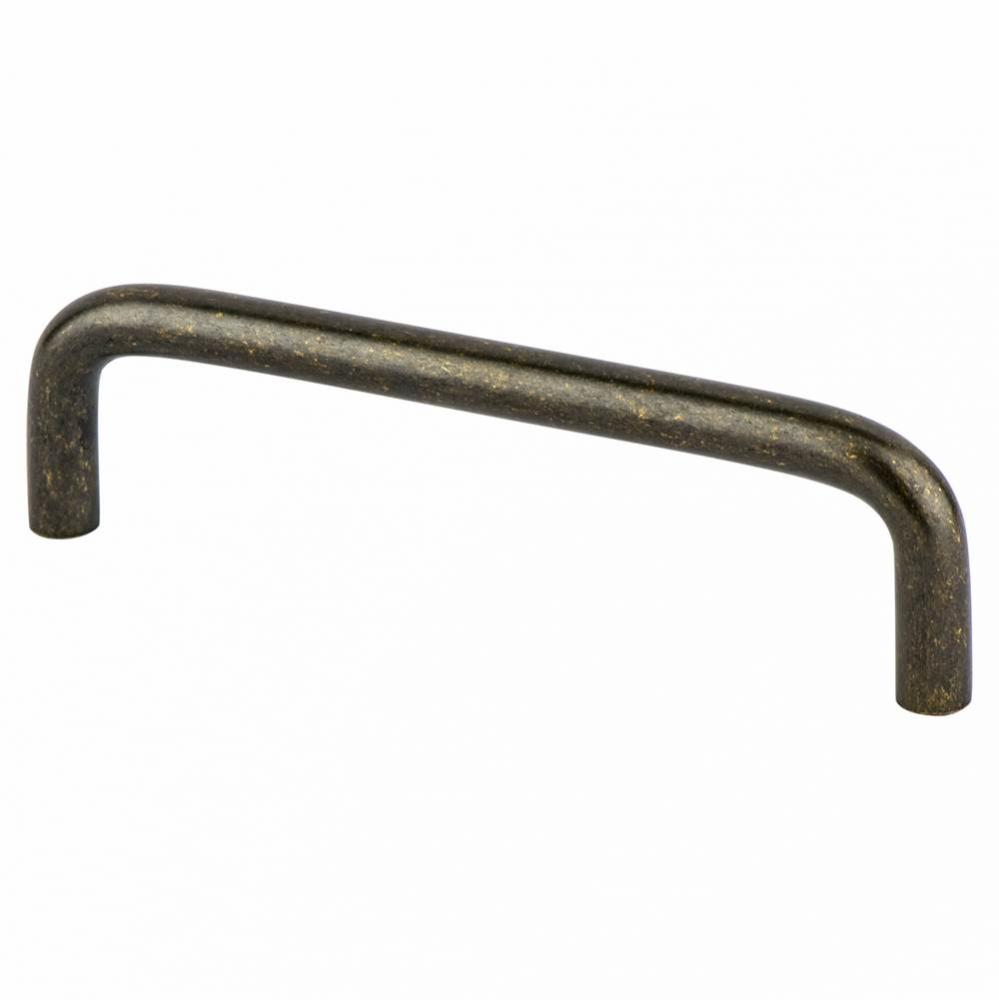 Zurich 4in Antique Brass Pull