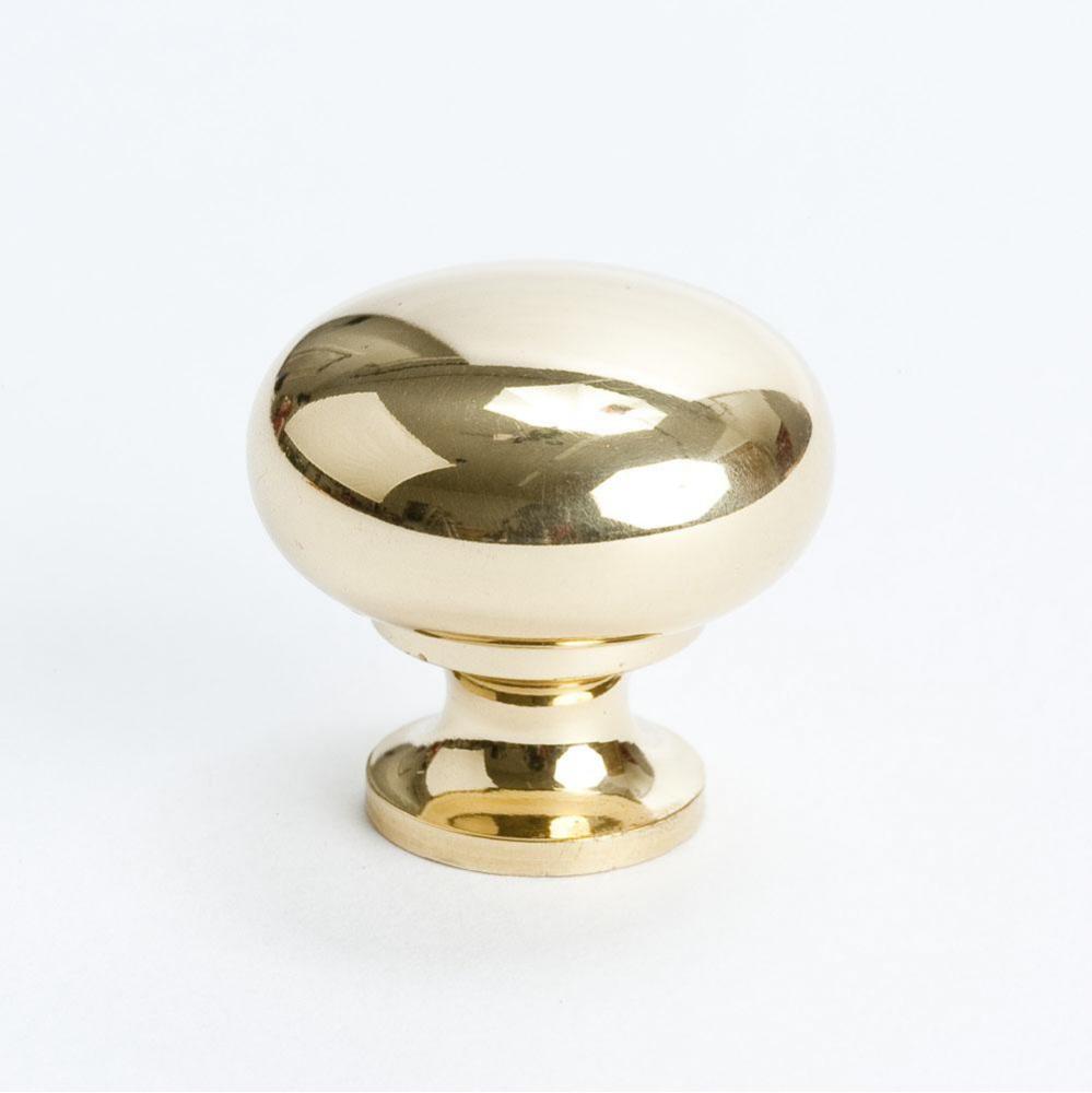 Plymouth Polished Brass Knob