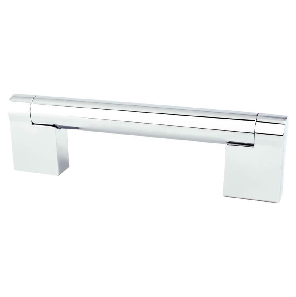 Contemporary Advantage Three 96mm CC Polished Chrome Bar Pull