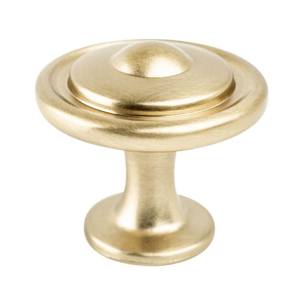 Traditional Advantage Three Champagne Button Knob