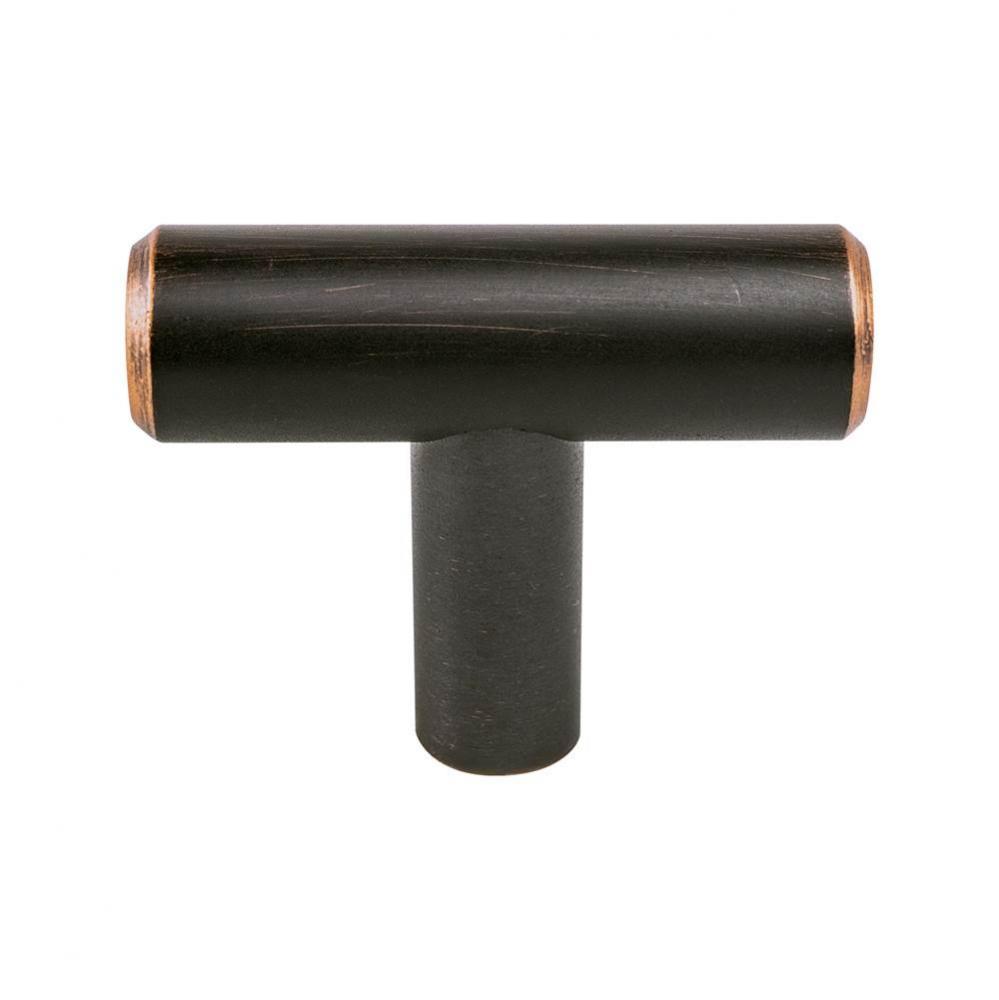 Transitional Advantage Two Verona Bronze T-Bar Knob