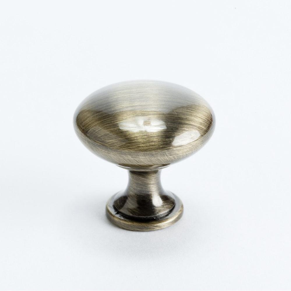 Euro Moderno B. Ant. Brass Knob