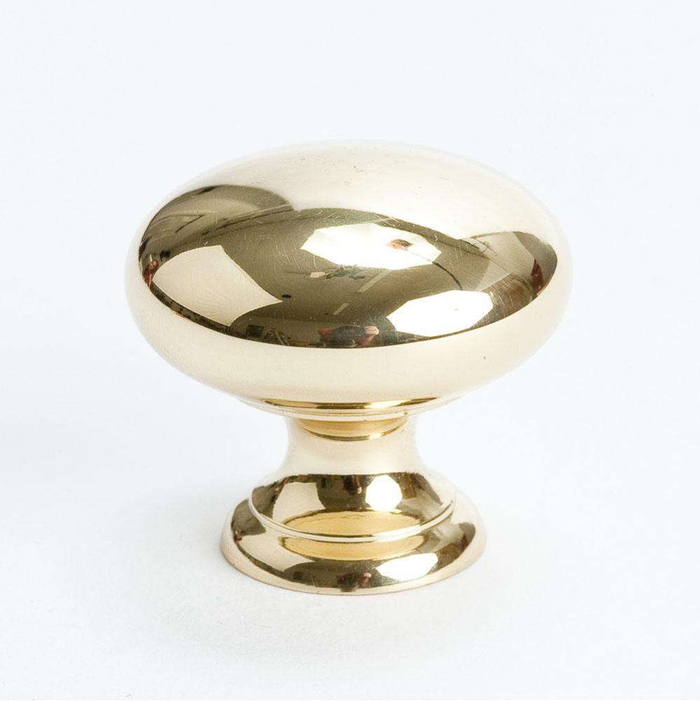 Plymouth Polished Brass Knob