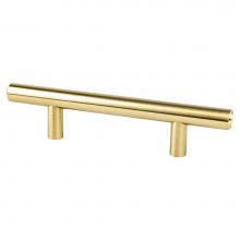 Berenson 0820-2MDB-P - Tempo 3 inch CC Modern Brushed Gold Bar Pull