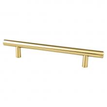 Berenson 0822-2MDB-P - Tempo 128mm CC Modern Brushed Gold Bar Pull