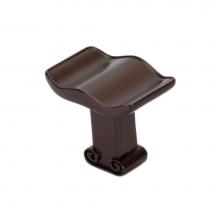 Berenson 4055-1ORB-P - Brenda Oil Rubbed Bronze Knob - This knob has a tooth on the bottom.