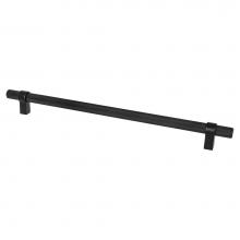 Berenson 5041-4055-P - Radial Reign 12in. CC Matte Black Appliance Pull