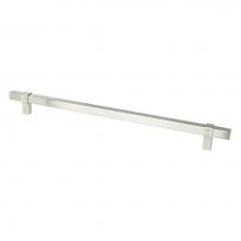 Berenson 5083-4BPN-P - Rivet Rebel 12in. CC Brushed Nickel Appliance Pull