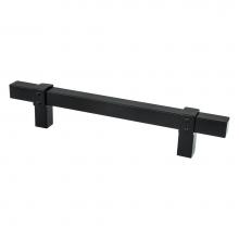 Berenson 5092-4055-P - Rivet Rebel 128mm CC Matte Black Pull