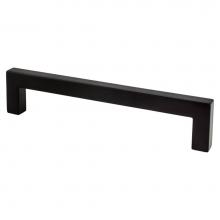 Berenson 9014-4055-P - Contemporary Advantage One 128mm CC Matte Black Square Pull