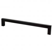 Berenson 9020-4055-P - Contemporary Advantage One 192mm CC Matte Black Square Pull