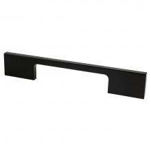 Berenson 9024-4055-P - Contemporary Advantage Two 96mm CC Matte Black Rectangle Pull