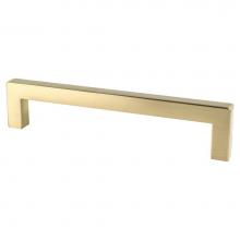 Berenson 9026-40CZ-P - Contemporary Advantage One 128mm CC Champagne Square Pull