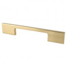 Berenson 9033-40CZ-P - Contemporary Advantage Two 96mm CC Champagne Rectangle Pull