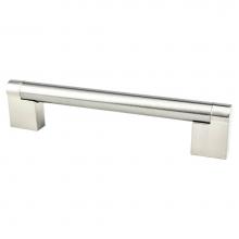 Berenson 9115-1BPN-P - Contemporary Advantage Three 128mm CC Brushed Nickel Bar Pull