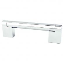 Berenson 9117-1026-P - Contemporary Advantage Three 96mm CC Polished Chrome Bar Pull