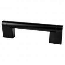 Berenson 9118-1055-P - Contemporary Advantage Three 96mm CC Matte Black Bar Pull