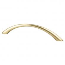 Berenson 9123-40CZ-P - Contemporary Advantage Four 128mm CC Champagne Tapered Arch Pull