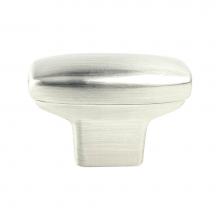 Berenson 9181-1BPN-P - Transitional Advantage One Brushed Nickel Rounded Rectangle Knob  -This knob has a tooth on the bo