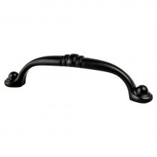 Berenson 9195-1055-P - Traditional Advantage Three 96mm CC Matte Black Antique Pull