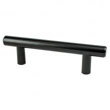 Berenson 9544-2055-P - Transitional Advantage Two 3 inch CC Black T-Bar Pull