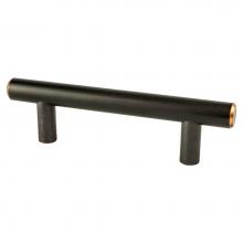 Berenson 9552-20VB-P - Transitional Advantage Two 3 inch CC Verona Bronze T-Bar Pull