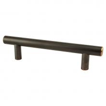 Berenson 9553-20VB-P - Transitional Advantage Two 96mm CC Verona Bronze T-Bar Pull